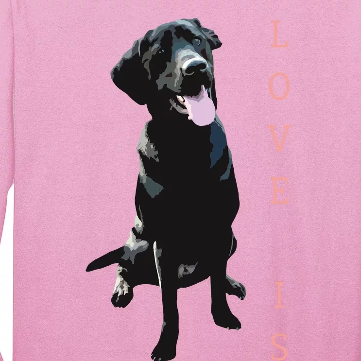 Labrador Retriever Women Men Kids Black Lab Dog Mom Long Sleeve Shirt