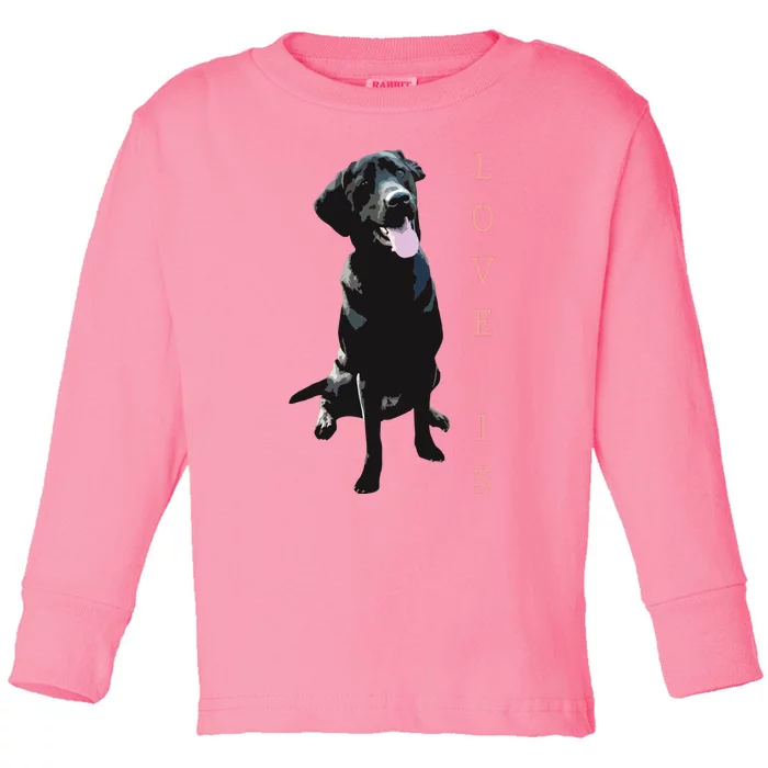 Labrador Retriever Women Men Kids Black Lab Dog Mom Toddler Long Sleeve Shirt