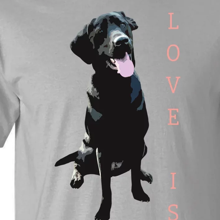 Labrador Retriever Women Men Kids Black Lab Dog Mom Tall T-Shirt