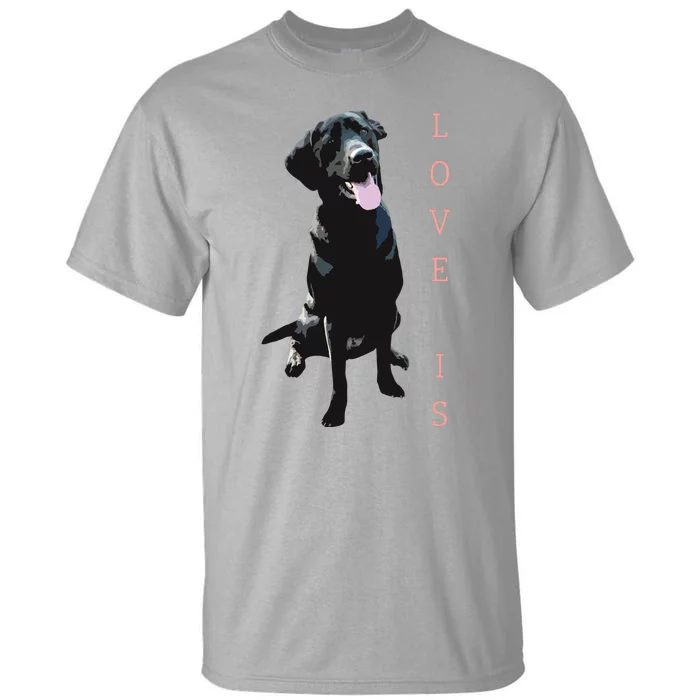 Labrador Retriever Women Men Kids Black Lab Dog Mom Tall T-Shirt