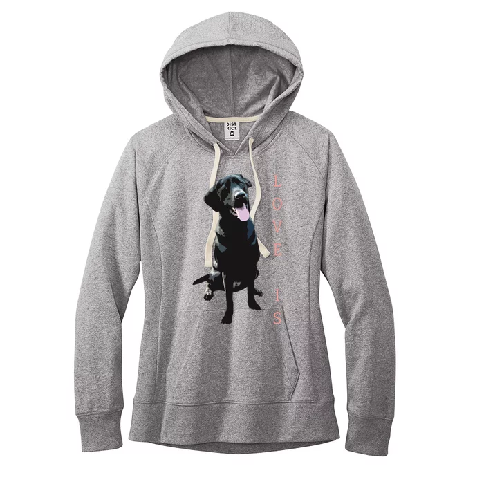 Labrador Retriever Women Men Kids Black Lab Dog Mom Women's Fleece Hoodie