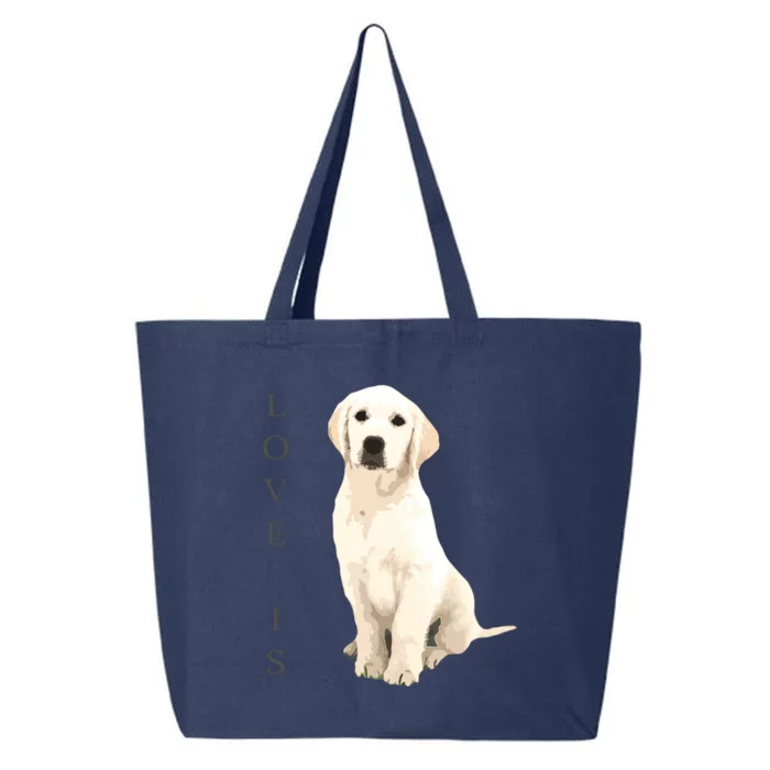 Labrador Retriever Women Men Kids White Lab Dog Mom 25L Jumbo Tote