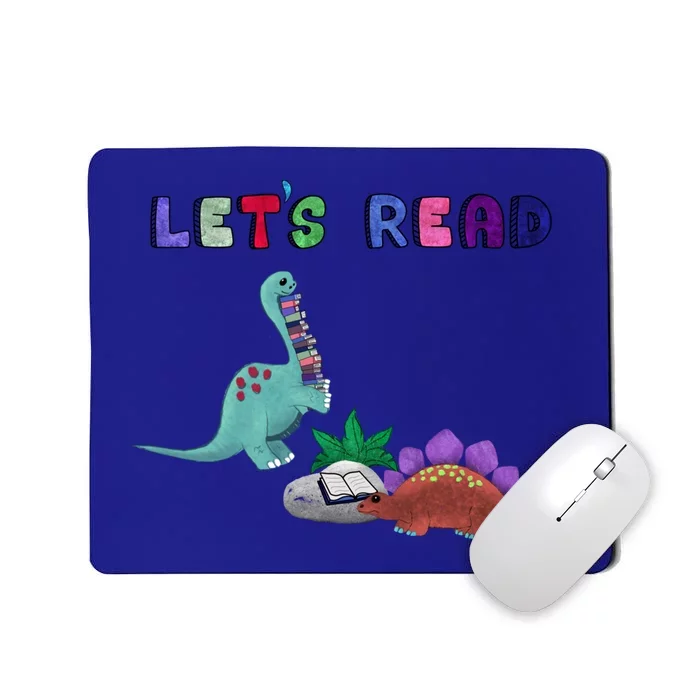 Let’S Read With The Dinosaurs Reading Reader School Gift Mousepad