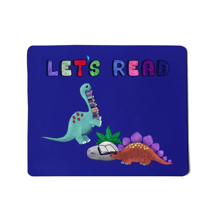 Let’S Read With The Dinosaurs Reading Reader School Gift Mousepad