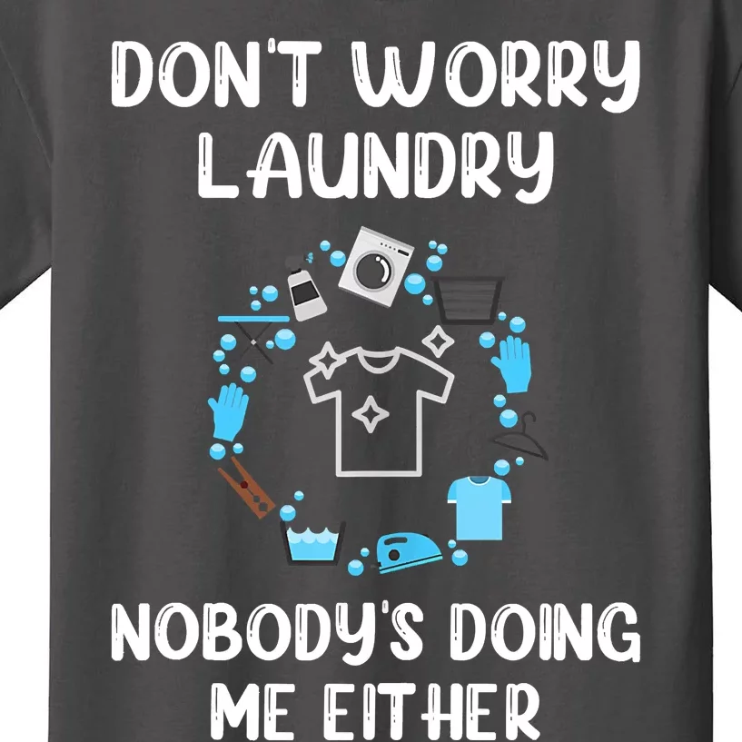 Laundry Room, Wash Day ,Laundry Pile Mom Life Mother's Day Kids T-Shirt