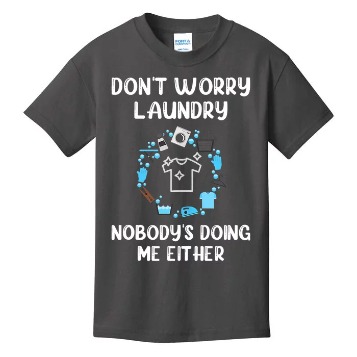 Laundry Room, Wash Day ,Laundry Pile Mom Life Mother's Day Kids T-Shirt