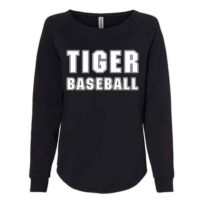 Larry Ragland Wearing Tiger Baseball Womens California Wash Sweatshirt