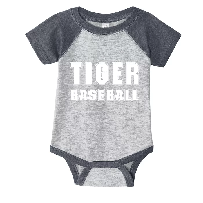 Larry Ragland Wearing Tiger Baseball Infant Baby Jersey Bodysuit