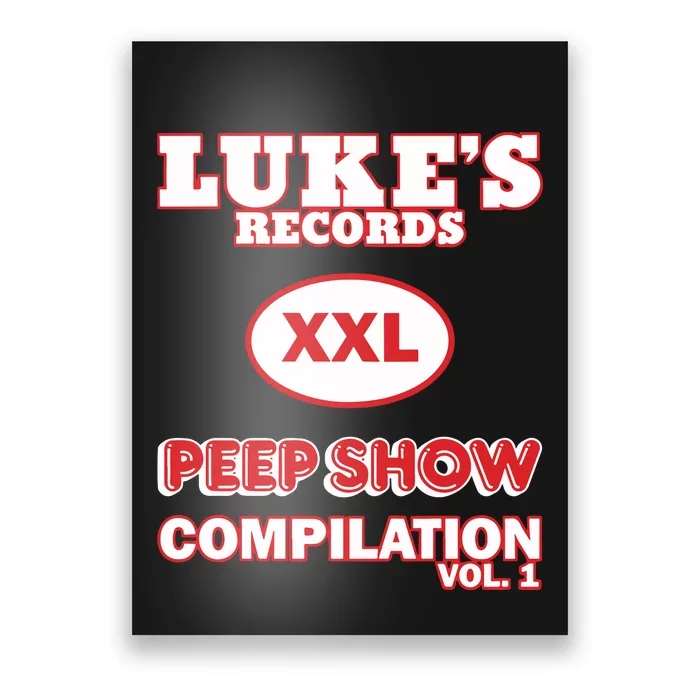 Lukes Records Xxl Peep Show Compilation Vol 1 Poster