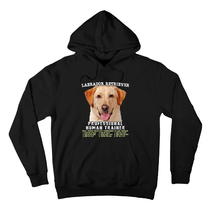 Labrador Retriever Yellow Lab Professional Human Trainer Hoodie