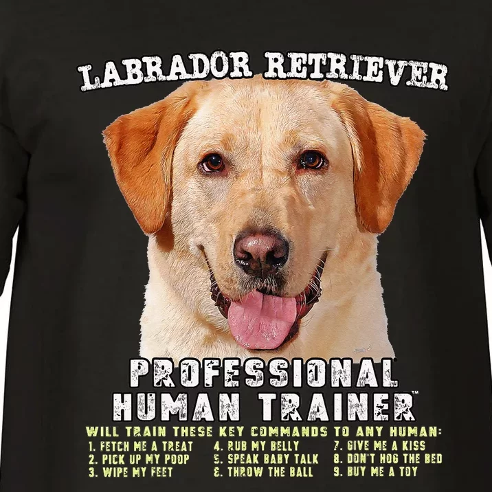 Labrador Retriever Yellow Lab Professional Human Trainer Comfort Colors T-Shirt