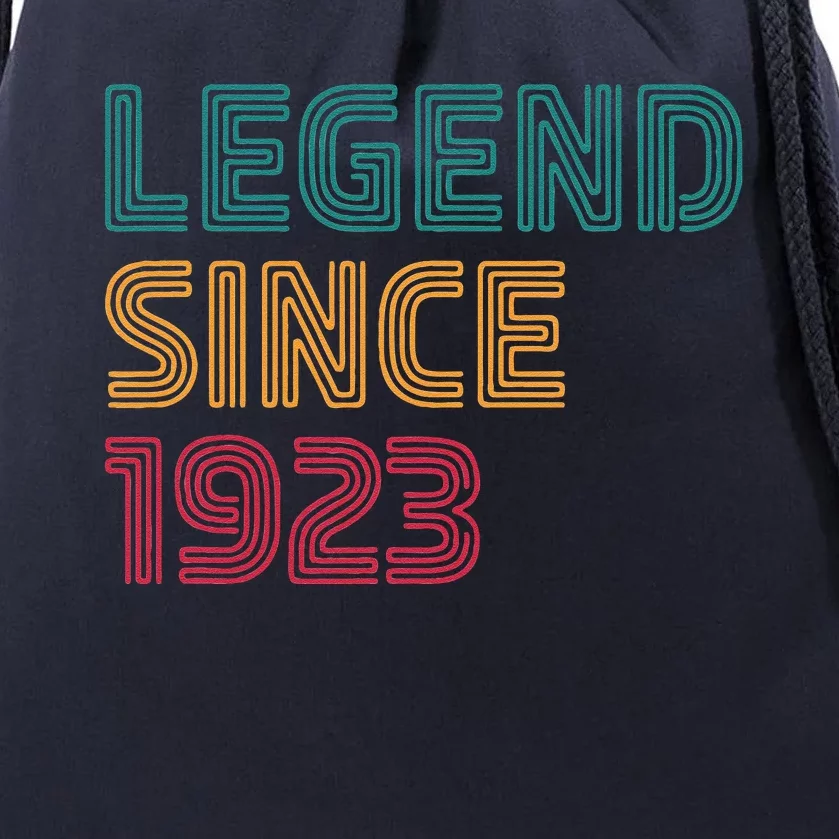 Legend Since 1923 100 Year Old Born In 1923 100th Birthday Drawstring Bag