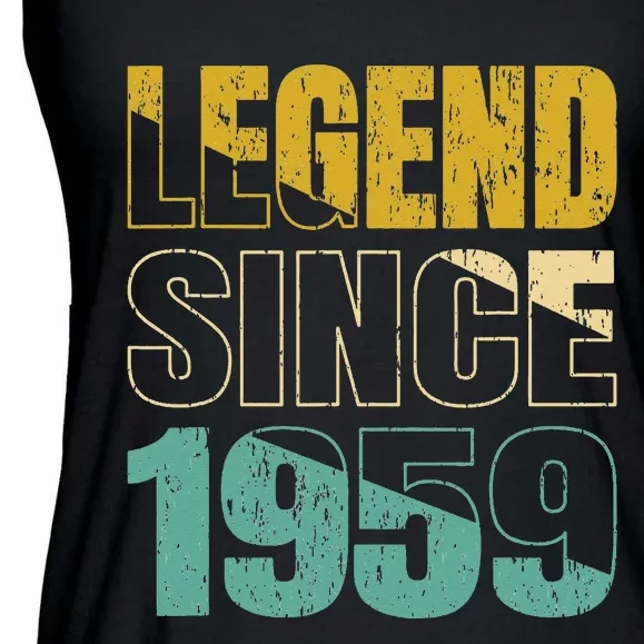 Legend Since 1959 Birthday Legendary Since 1959 Ladies Essential Flowy Tank