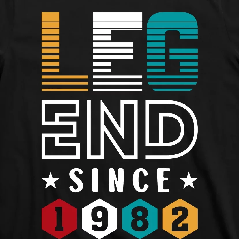 Legend Since 1982 40th Birthday Celebration T-Shirt