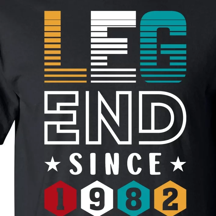 Legend Since 1982 40th Birthday Celebration Tall T-Shirt