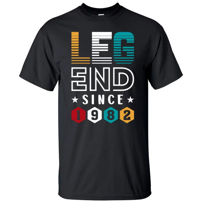 Legend Since 1982 40th Birthday Celebration Tall T-Shirt