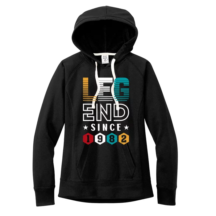 Legend Since 1982 40th Birthday Celebration Women's Fleece Hoodie