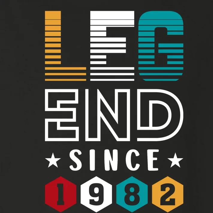 Legend Since 1982 40th Birthday Celebration Toddler Long Sleeve Shirt