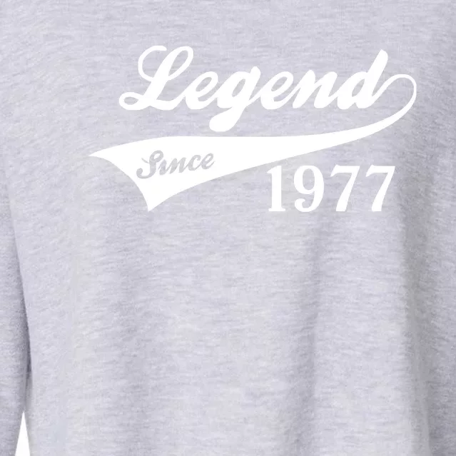 LEGEND SINCE 1977 Cropped Pullover Crew