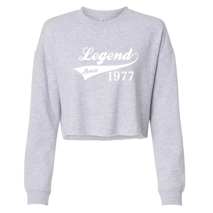 LEGEND SINCE 1977 Cropped Pullover Crew