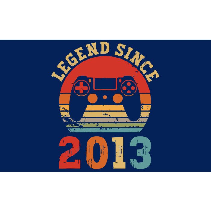 Legend Since 2013 10 Year Retro Vintage Gaming 10th Birthday Bumper Sticker