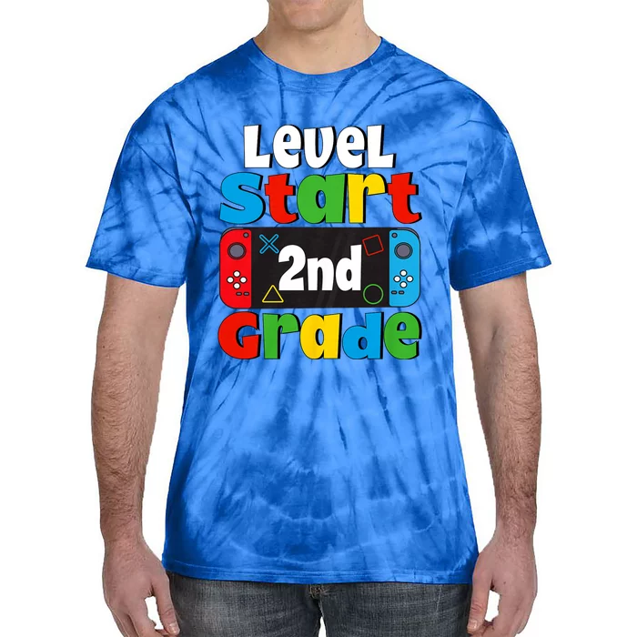 Level Start 2nd Grade Gaming Tie-Dye T-Shirt