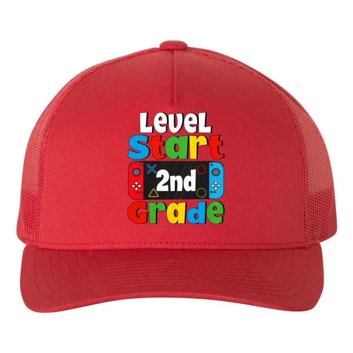 Level Start 2nd Grade Gaming Yupoong Adult 5-Panel Trucker Hat