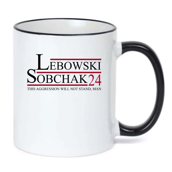 Lebowski Sobchak 2024 This Aggression Will Not Stand Man Black Color Changing Mug