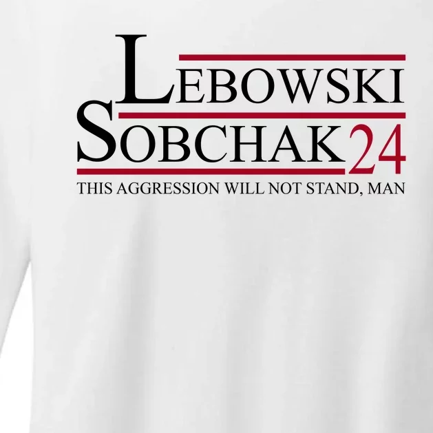 Lebowski Sobchak 2024 This Aggression Will Not Stand Man Womens CVC Long Sleeve Shirt