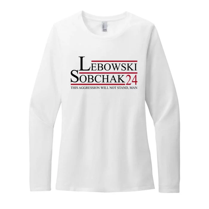 Lebowski Sobchak 2024 This Aggression Will Not Stand Man Womens CVC Long Sleeve Shirt