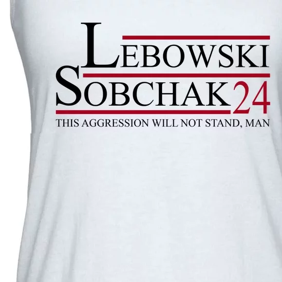 Lebowski Sobchak 2024 This Aggression Will Not Stand Man Ladies Essential Flowy Tank