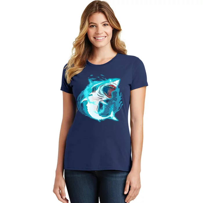 Leaping Shark Attack Women's T-Shirt