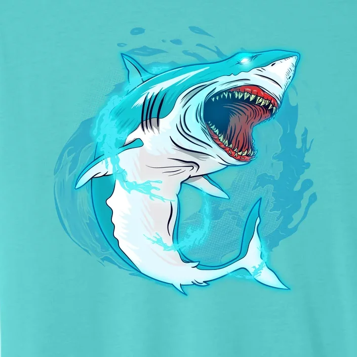 Leaping Shark Attack ChromaSoft Performance T-Shirt