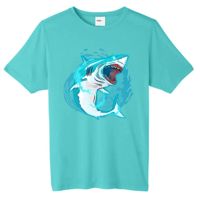 Leaping Shark Attack ChromaSoft Performance T-Shirt