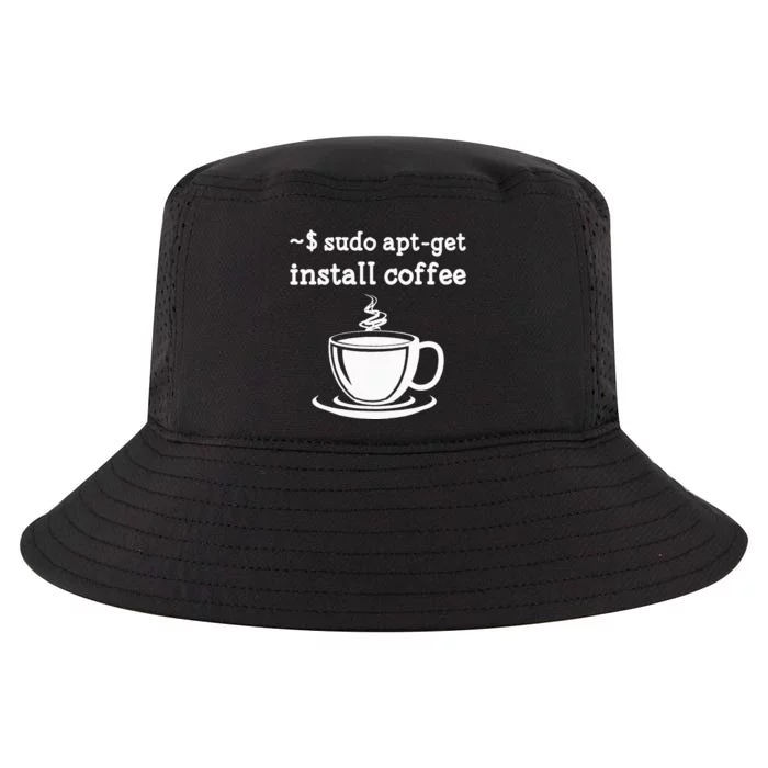 Linux Sudo AptGet Install Coffee Cool Comfort Performance Bucket Hat