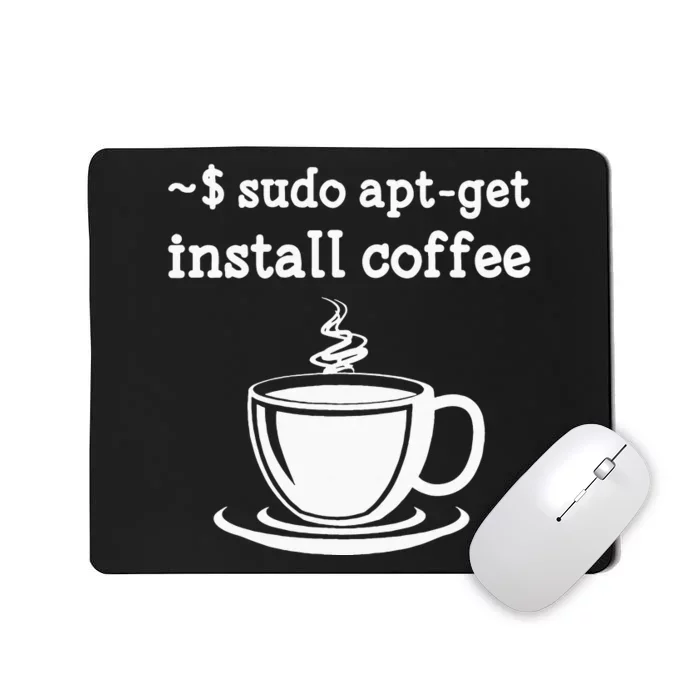 Linux Sudo AptGet Install Coffee Mousepad