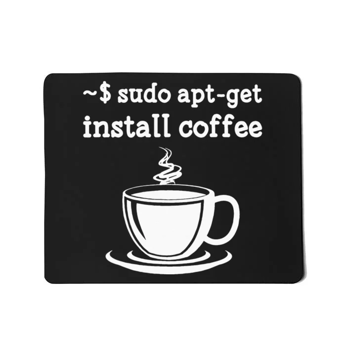 Linux Sudo AptGet Install Coffee Mousepad