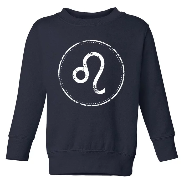 Leo Sign Astrology Zodiac Toddler Sweatshirt