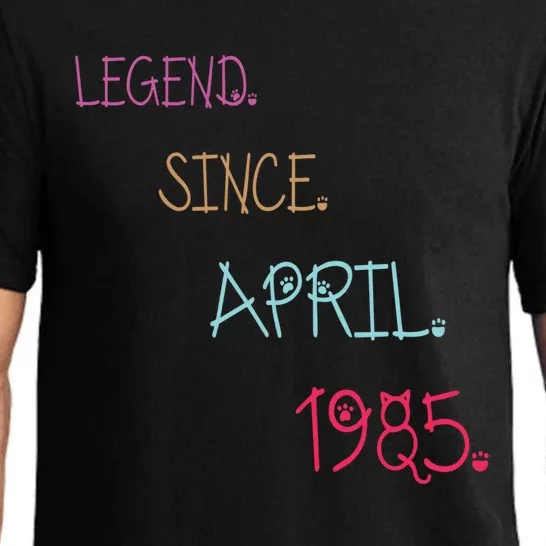 Legend Since April 1985 Birthday Gamers Gift Pajama Set