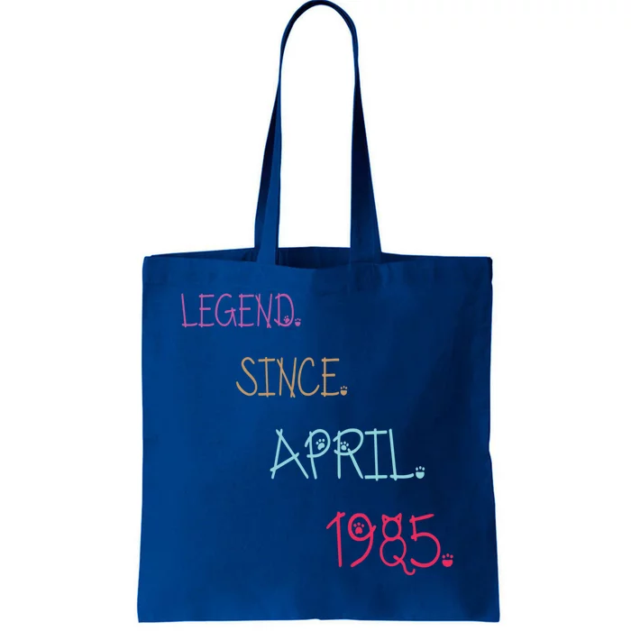 Legend Since April 1985 Birthday Gamers Gift Tote Bag