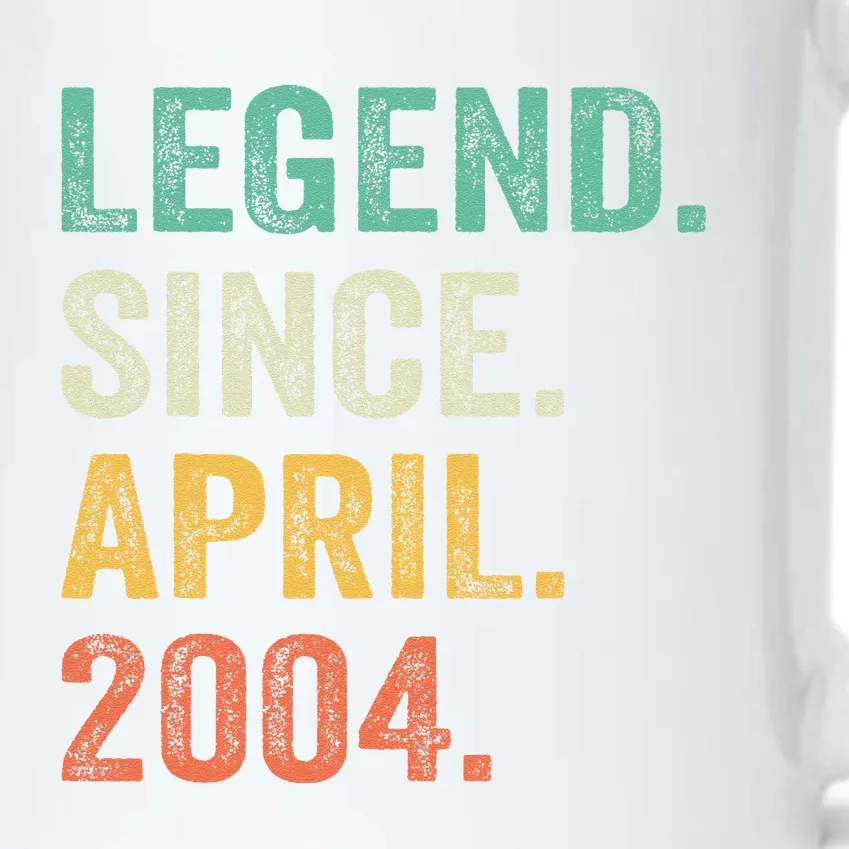 Legend Since April 2004 20th Birthday Gifts Boy 20 Years Old Black Color Changing Mug