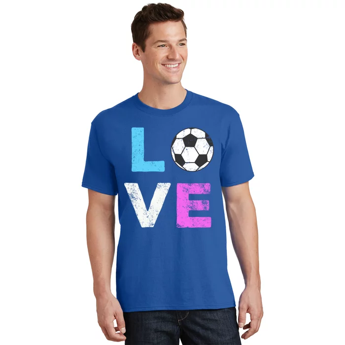 Love Soccer American Team Fan Gift T-Shirt