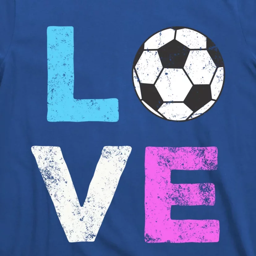 Love Soccer American Team Fan Gift T-Shirt