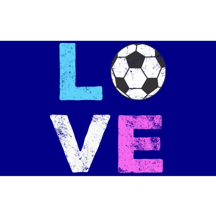 Love Soccer American Team Fan Gift Bumper Sticker