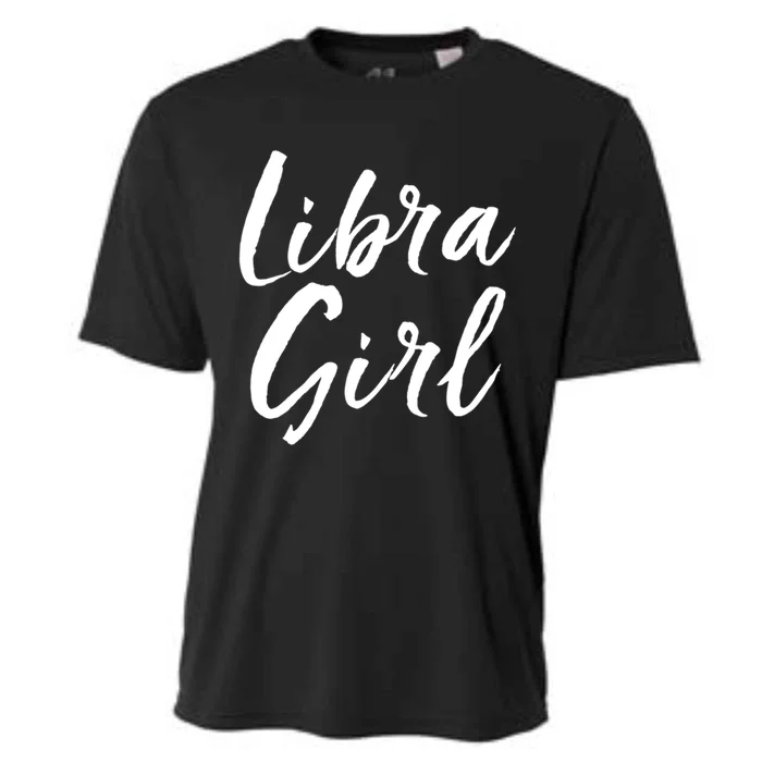 Libra September And October Birthday Gift Gift Cooling Performance Crew T-Shirt