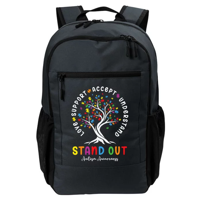 Love Support Accept Understand Autism Awareness Autistic Daily Commute Backpack