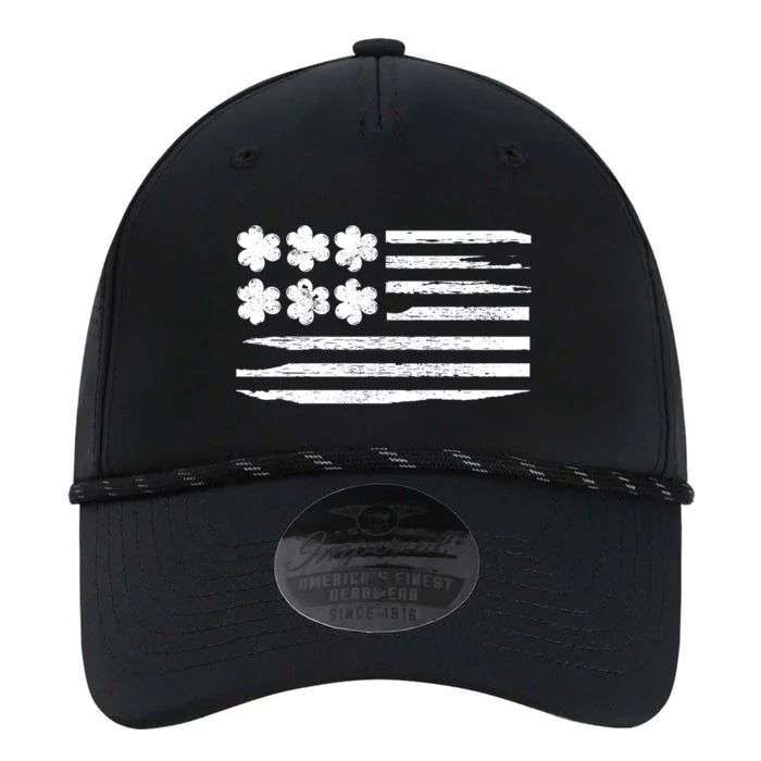 Lucky Shamrock American Flag Irish Roots Saint Performance The Dyno Cap