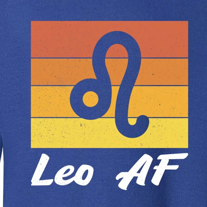 Leo S And Zodiac Leo Af Gift Toddler Sweatshirt