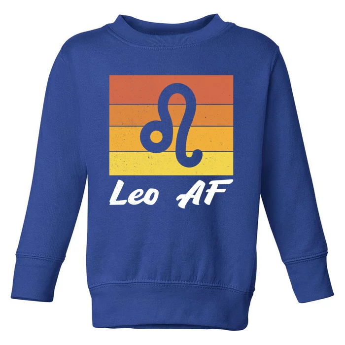 Leo S And Zodiac Leo Af Gift Toddler Sweatshirt