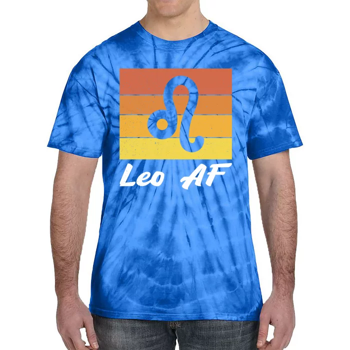 Leo S And Zodiac Leo Af Gift Tie-Dye T-Shirt